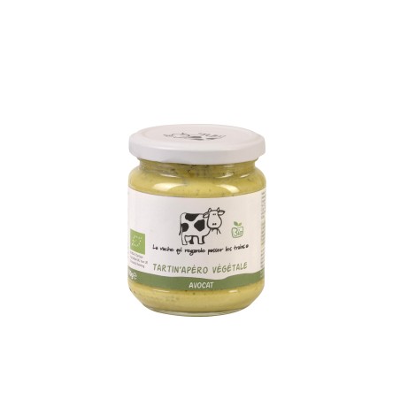 Tartin'Apéro végétale Avocat bio - 190 g (La vache qui regarde passer les trains)