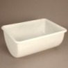 Bac Rectangulaire PEBD Blanc 10 L - 365x310x160 mm (Gilac)disponible à la Maison Pollet de Toulouse