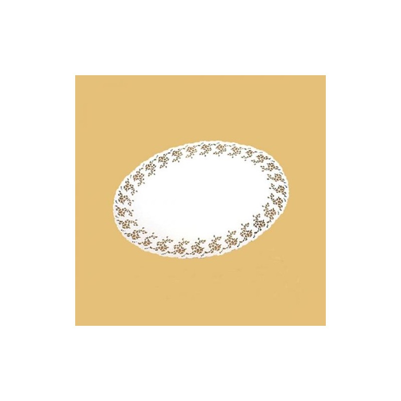 Papier dentelle Ovale 380x280 mm (x250)disponible à la Maison Pollet de Toulouse