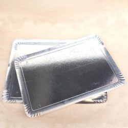 Plateau traiteur 28x42 cm - argent (x25)disponible à la Maison Pollet de Toulouse