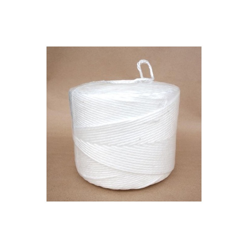 Ficelle PP Blanche 750/3 - 2 kg (la bobine)disponible à la Maison Pollet de Toulouse
