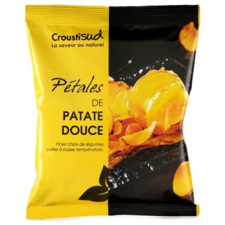 Pétales de Patates Douces Bio - 70 g (Croustisud)disponible à la Maison Pollet de Toulouse