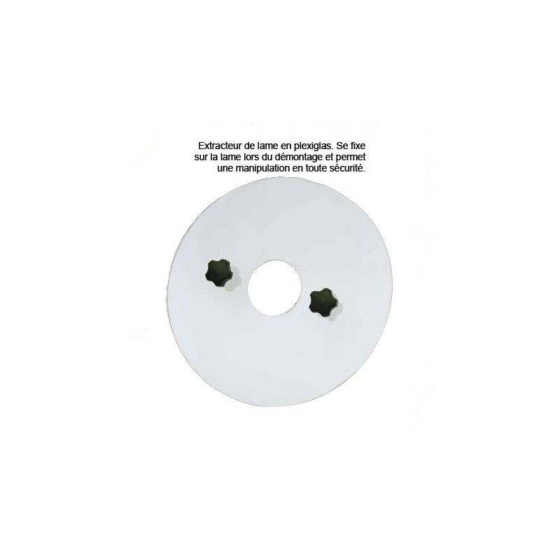 Extracteur de Lame tous modèles MR en plexi (préciser le modèle à la commande)disponible à la Maison Pollet de Toulouse