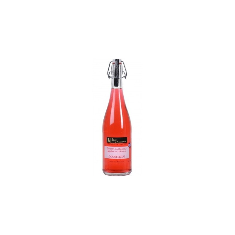 Limonade artisanale Coquelicot - 75 cl (Jean d'Audignac)disponible à la Maison Pollet de Toulouse