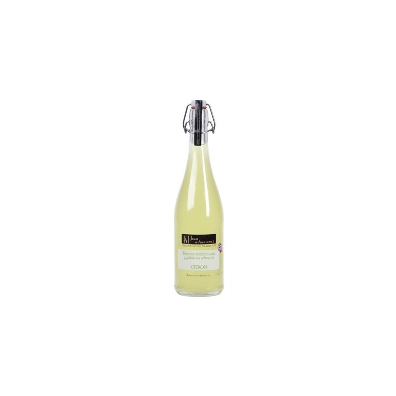 Limonade artisanale Citron - 75 cl (Jean d'Audignac)disponible à la Maison Pollet de Toulouse