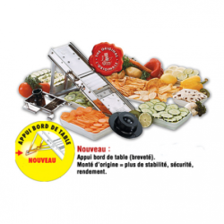 Mandoline inox 38L sans chariot (Bron Coucke)disponible à la Maison Pollet de Toulouse