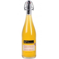 Limonade artisanale Pêche-Abricot - 75 cl (Jean d'Audignac)disponible à la Maison Pollet de Toulouse