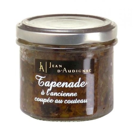 Tapenade à l'ancienne coupée au couteau - 100 g (Jean d'Audignac)disponible à la Maison Pollet de Toulouse