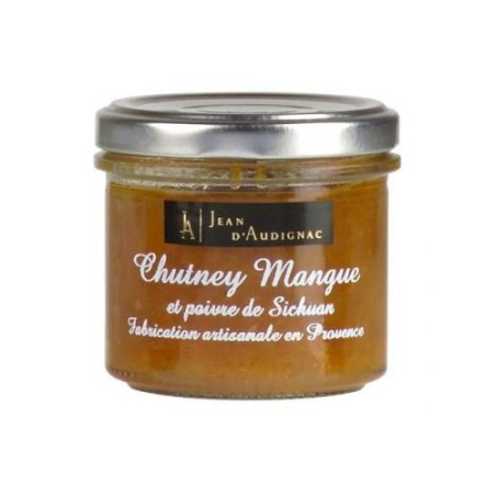 Chutney mangue, gingembre et poivre de Sichuan - 100 g (Jean d'Audignac)