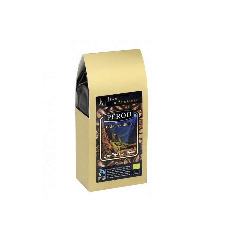 Café Arabica Pérou bio Max Havelaar - 250 g (Jean d'Audignac)disponible à la Maison Pollet de Toulouse
