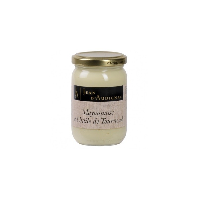 Mayonnaise à l'huile de tournesol - 180 g (Jean d'Audignac)disponible à la Maison Pollet de Toulouse