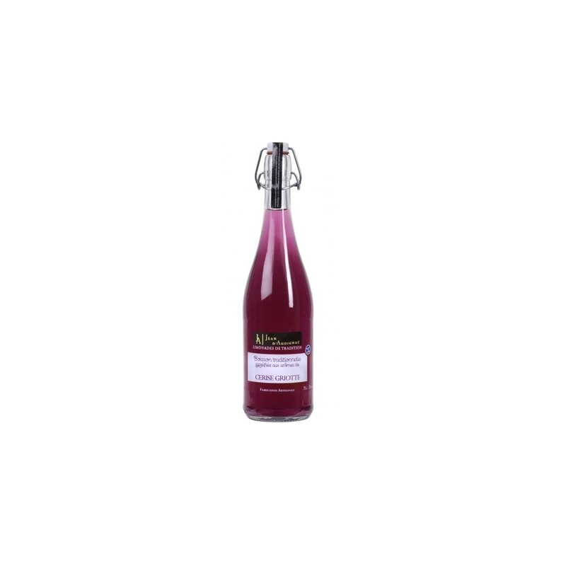 Limonade artisanale Cerise griotte - 75 cl (Jean d'Audignac)disponible à la Maison Pollet de Toulouse