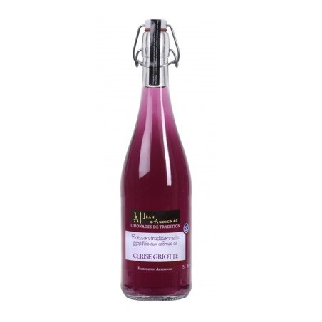 Limonade artisanale Cerise griotte - 75 cl (Jean d'Audignac)disponible à la Maison Pollet de Toulouse