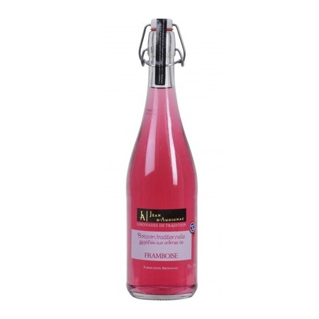 Limonade artisanale Framboise - 75 cl (Jean d'Audignac)disponible à la Maison Pollet de Toulouse