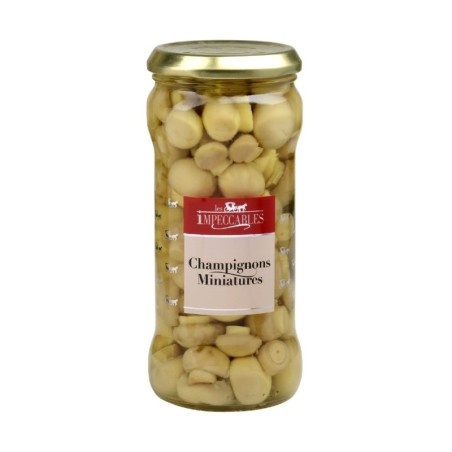 Champignons de Paris miniatures - 37 cl (Impeccables)disponible à la Maison Pollet de Toulouse
