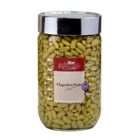 Flageolets verts extra-fins - 72 cl (Impeccables)disponible à la Maison Pollet de Toulouse