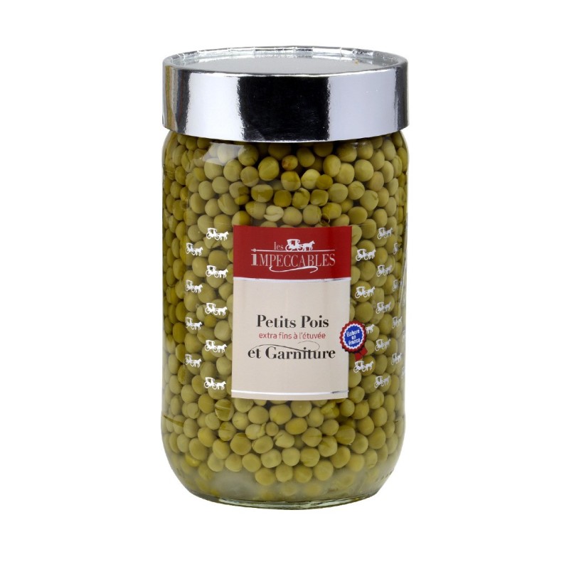 Petits Pois extra-fin étuvés - 72 cl (Impeccables)disponible à la Maison Pollet de Toulouse
