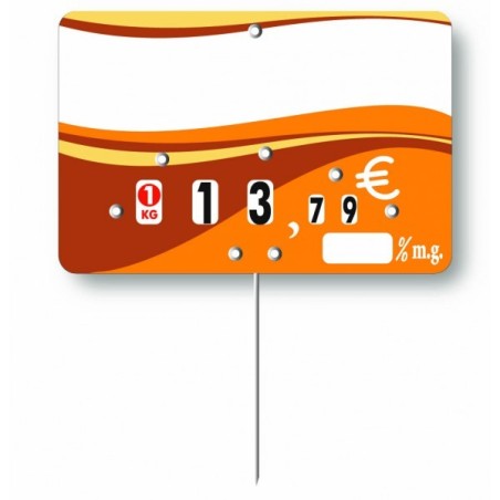 Etiquette : Evasion Crèmerie neutre - 7x10 cm (avec roulettes & pique inox)disponible à la Maison Pollet de Toulouse