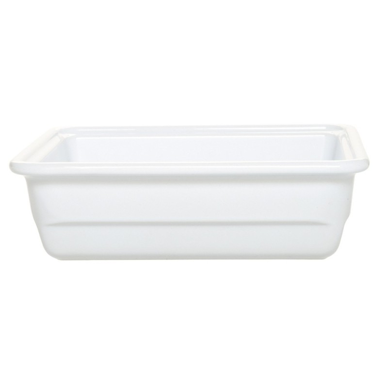 Plat grès Blanc 325x265x100 mm - Gastronorm 1/2 - 4.4 L (Emile Henry)disponible à la Maison Pollet de Toulouse