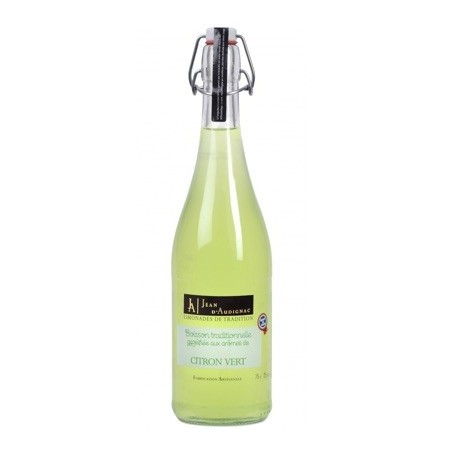 Limonade artisanale Citron Vert - 75 cl (Jean d'Audignac)disponible à la Maison Pollet de Toulouse