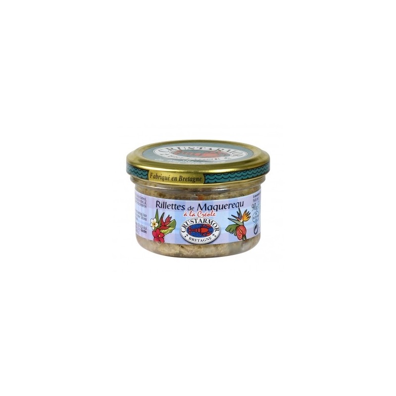 Rillette de Maquereaux à la créole - 90 g (Crustarmor)disponible à la Maison Pollet de Toulouse