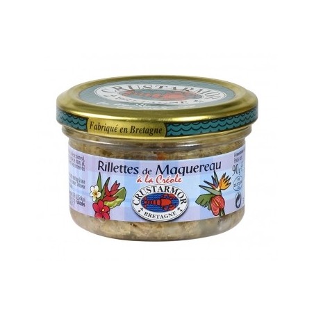 Rillette de Maquereaux à la créole - 90 g (Crustarmor)disponible à la Maison Pollet de Toulouse