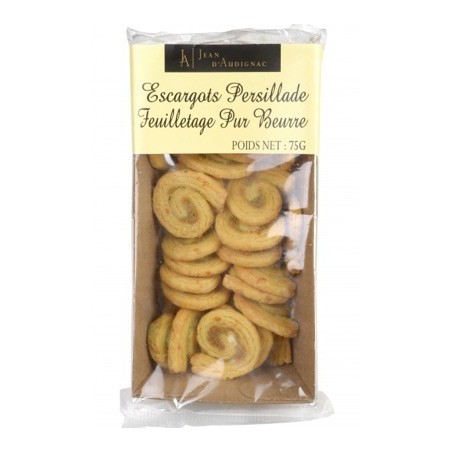 Escargot Persillade Feuilletage pur beurre - 75 g (Jean d'Audignac)disponible à la Maison Pollet de Toulouse