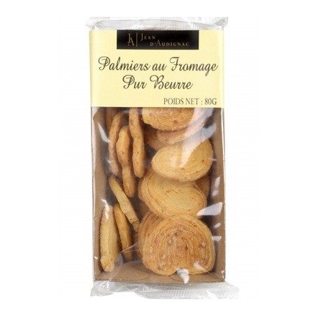 Palmiers pur beurre au Fromage - 80 g (Jean d'Audignac)disponible à la Maison Pollet de Toulouse