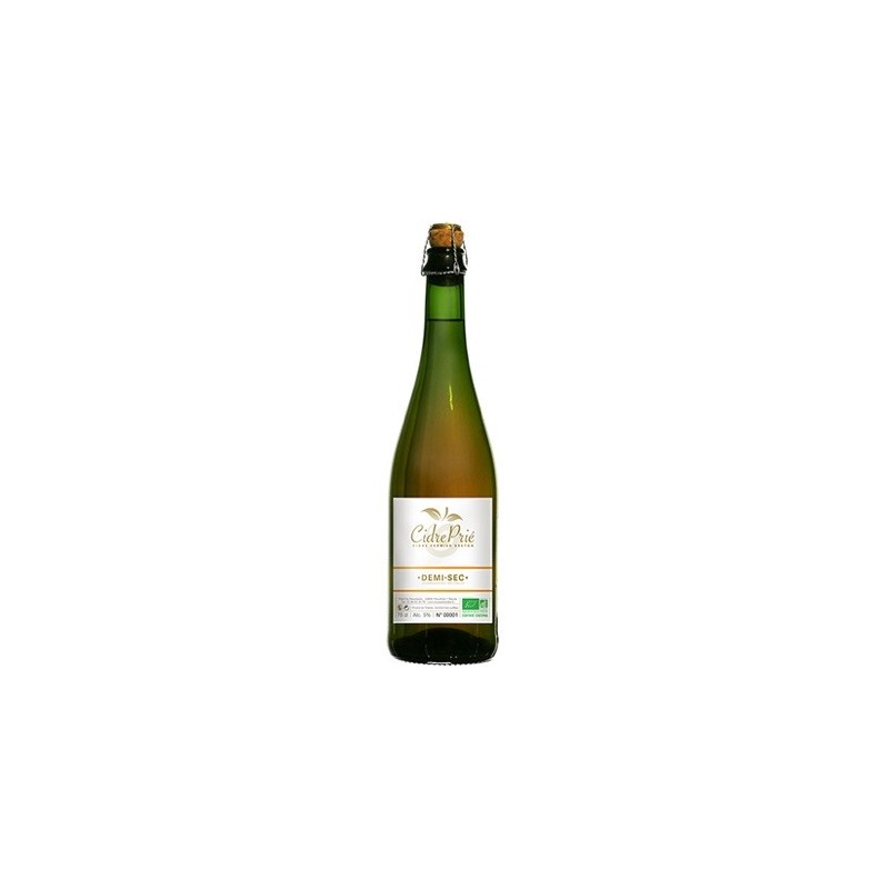 Cidre Fermier Demi-Sec - 75 cldisponible à la Maison Pollet de Toulouse