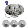 Presse Purée N°3 Inox Ø 310 mm avec grille Ø 1,5 - 2,5 - 4 mmdisponible à la Maison Pollet de Toulouse