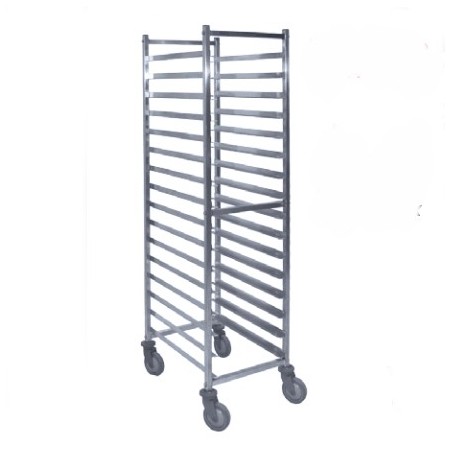 Chariot-Echelle pour plaque 600x400 mm - 12 niveaux - Espacement 126 mm - 680x530x1780 mmdisponible à la Maison Pollet de Toulouse