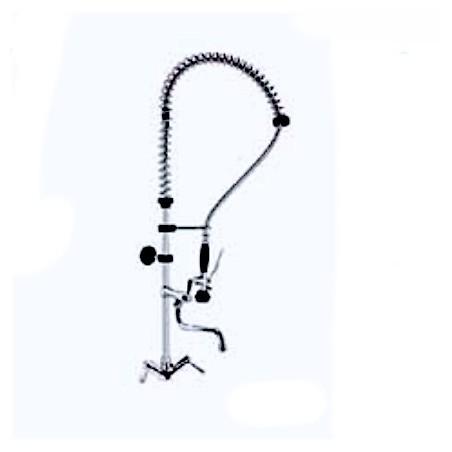 Douchette monotrou 1250 mm EAU CHAUDE & EAU FROIDE sur plonge avec col de cygnedisponible à la Maison Pollet de Toulouse