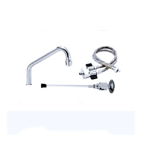 Kit Commande au genou (tige/mitigeur/flexible/col de cygne)disponible à la Maison Pollet de Toulouse