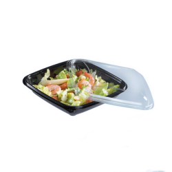 Barquette Fraîcheur CRUDIPACK Noir 750 g - 190x190x40 mm (x70)disponible à la Maison Pollet de Toulouse