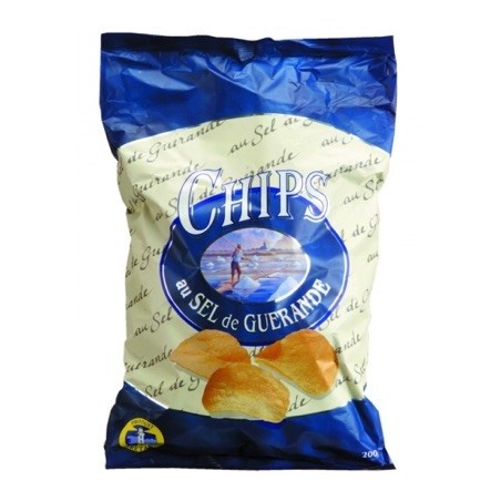 Chips au sel de Guérande sachet aluminium - 90 g (Altho)disponible à la Maison Pollet de Toulouse
