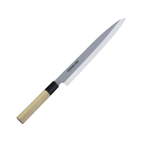 Poisson Yanagi Sashimi 27 cm manche Bois (Yoshikin bunmei)disponible à la Maison Pollet de Toulouse