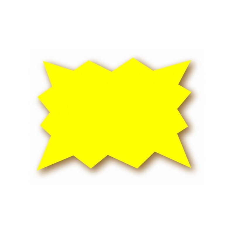Etiquette : Eclaté Fluo Jaune - 10x15 cmdisponible à la Maison Pollet de Toulouse