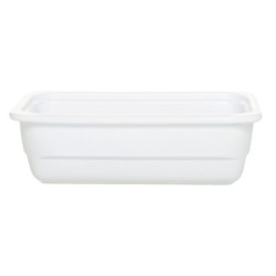 Plat grès Blanc 325x175x100 mm - Gastronorm 1/3 - 2.5 L (Emile Henry)disponible à la Maison Pollet de Toulouse