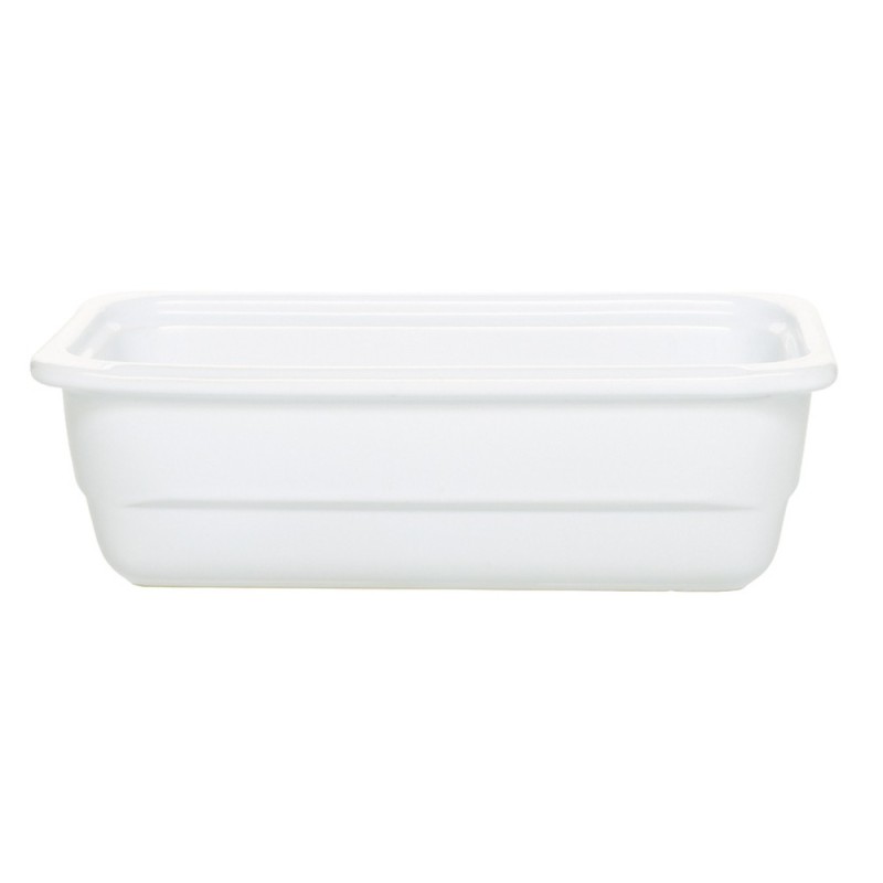 Plat grès Blanc 325x175x100 mm - Gastronorm 1/3 - 2.5 L (Emile Henry)disponible à la Maison Pollet de Toulouse