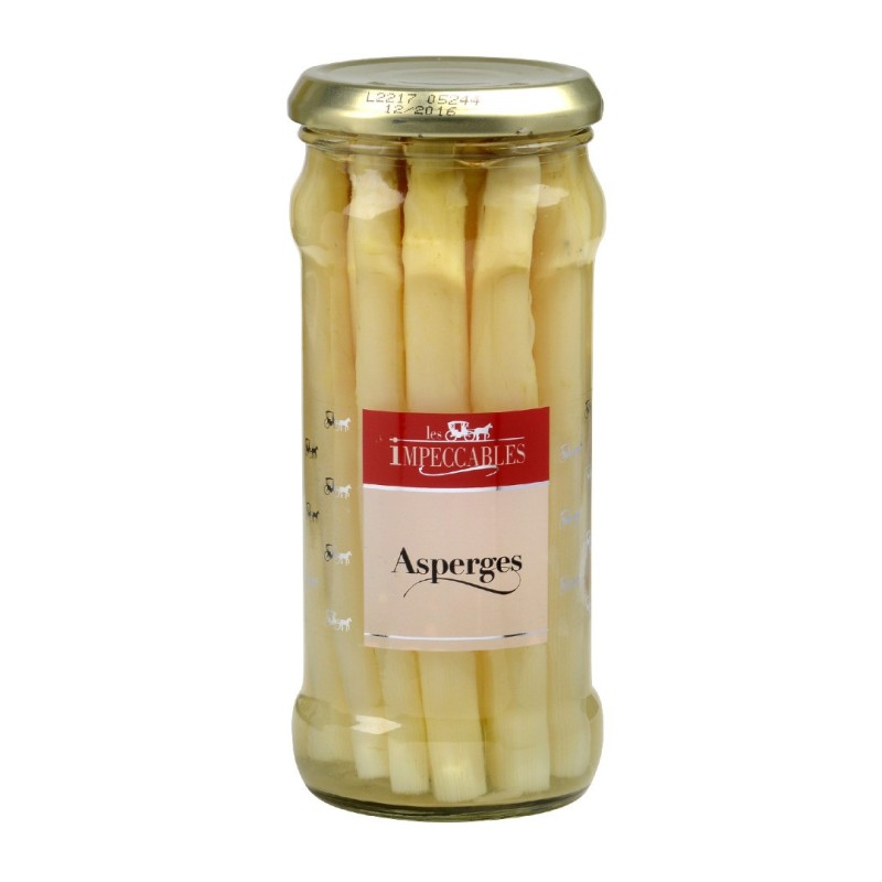 Asperges blanches pelées du Pérou - 37 cl (Impeccables)disponible à la Maison Pollet de Toulouse