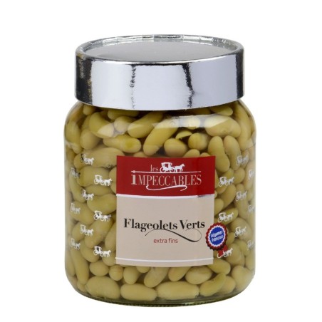 Flageolets verts extra-fins - 37 cl (Impeccables)disponible à la Maison Pollet de Toulouse