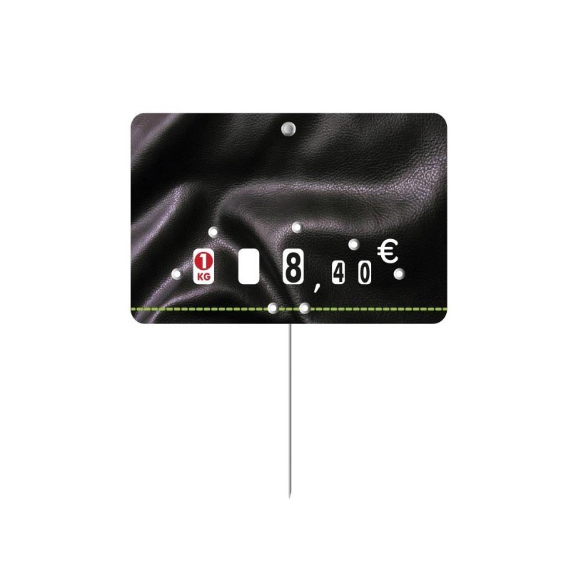 Etiquette : Presto neutre - 7x10 cm (avec roulettes & pique inox)disponible à la Maison Pollet de Toulouse