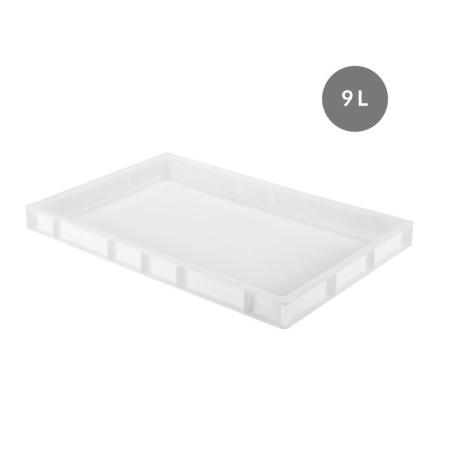 Caisse à Pâton PEHD Blanc 9 L - 600x400x55 mm (Gilac)disponible à la Maison Pollet de Toulouse