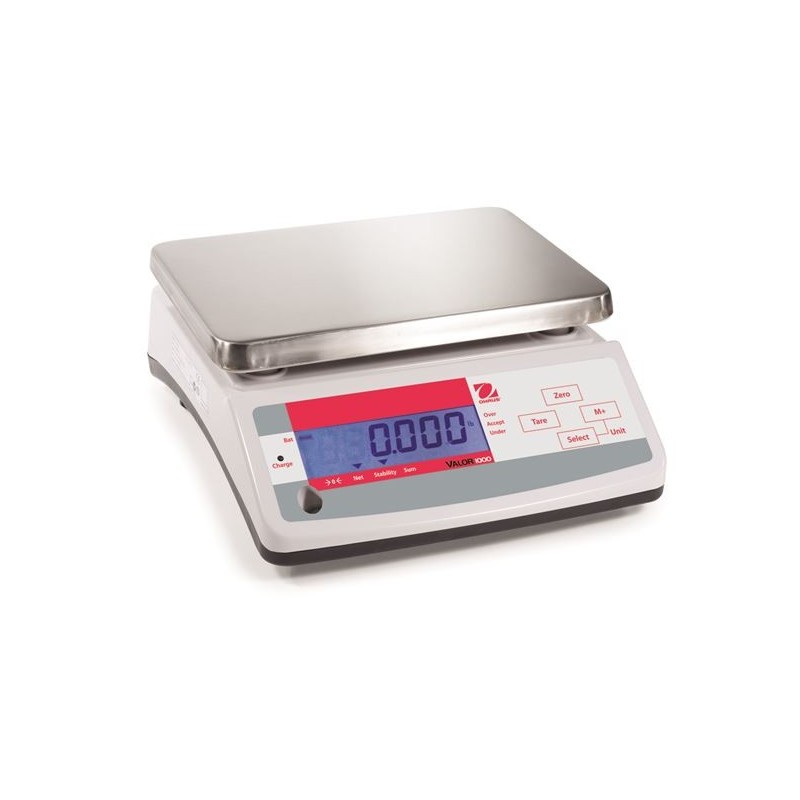 Balance poids VALOR 1000 - 6 kg / 1 g plateau 250x180 mm (Ohaus)disponible à la Maison Pollet de Toulouse