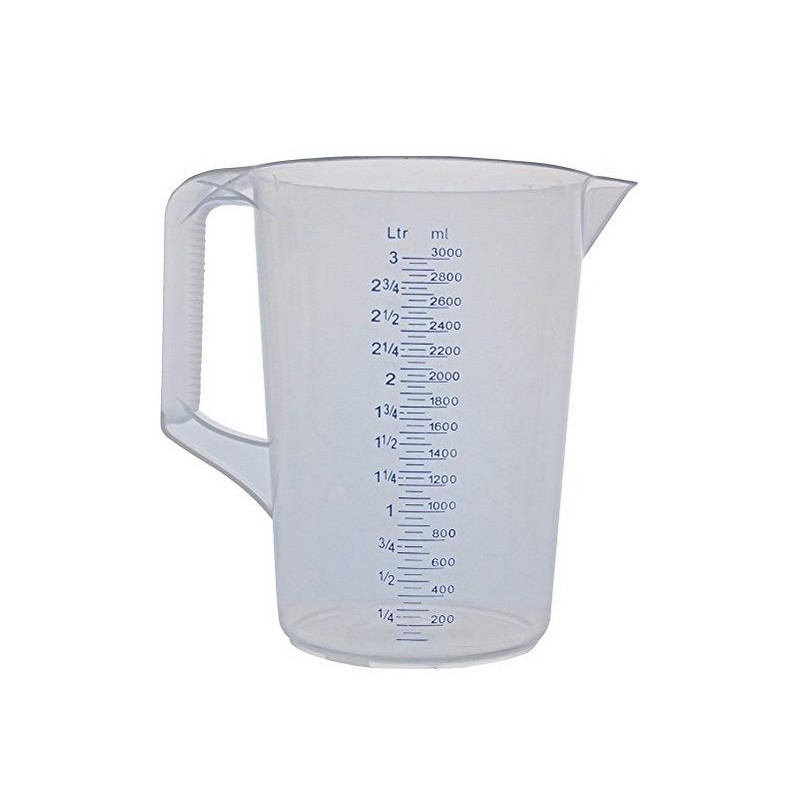 Pot plastique gradué - 3 Ldisponible à la Maison Pollet de Toulouse