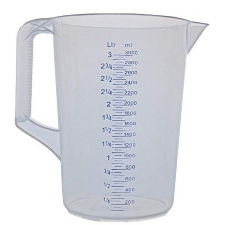 Pot plastique gradué - 3 Ldisponible à la Maison Pollet de Toulouse
