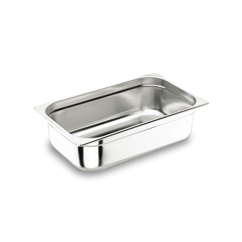 Plat Inox 530x325x100 mm - Four Inox 18/10 - Gastronorm 1/1disponible à la Maison Pollet de Toulouse