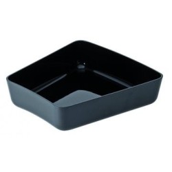 Plat Copolyester Noir 240x170x60 mm - Ravier coniquedisponible à la Maison Pollet de Toulouse
