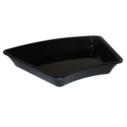 Plat Plexi noir - 400x265x50 mm - Angle arrondi 45°disponible à la Maison Pollet de Toulouse