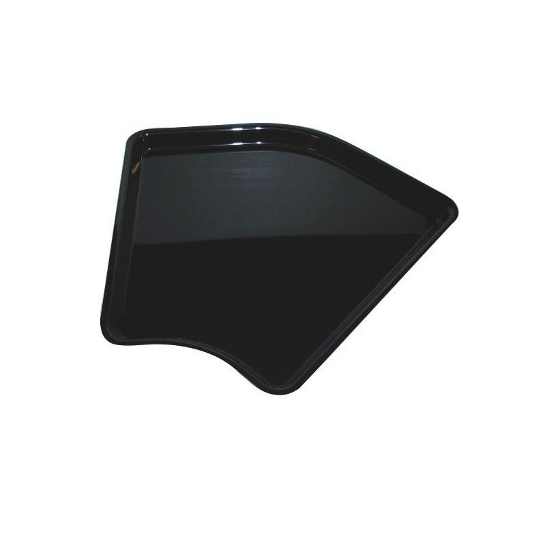 Plat Plexi noir - 280x135x50 mm - Angle arrondi 135°disponible à la Maison Pollet de Toulouse